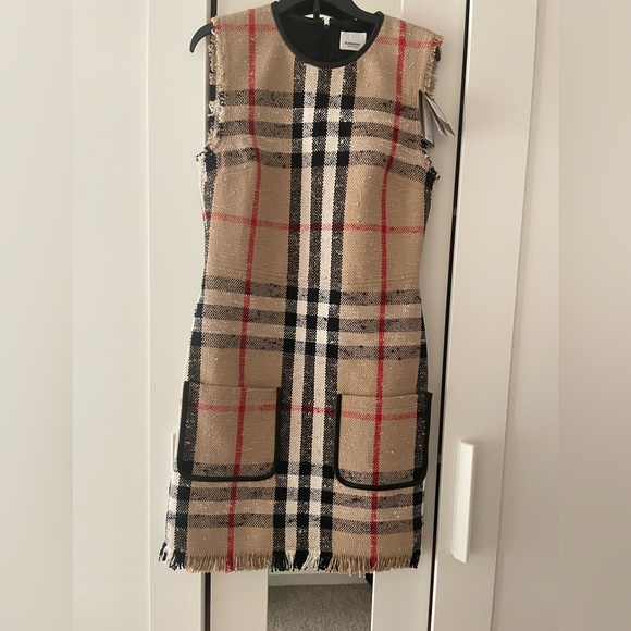 Burberry Macy Tweed Minidress